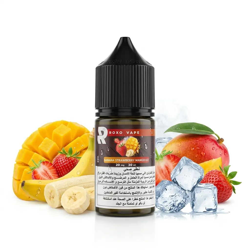 Roxo Banana Strawberry Mango Ice